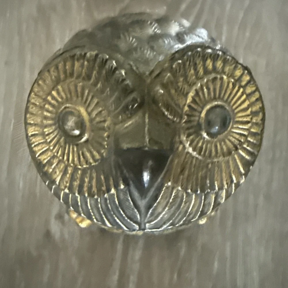 Vintage Linden Japan Owl Shaped Music Box - Plays Love Story‎